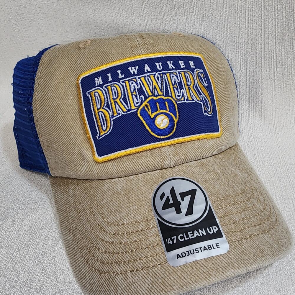 Milwaukee brewers Snapback trucker hat New ERA